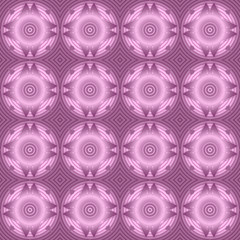 Seamless square pattern from purple geometrical abstract ornaments on a pink background. Vector illustration can be used for textiles, wallpaper and wrapping paper