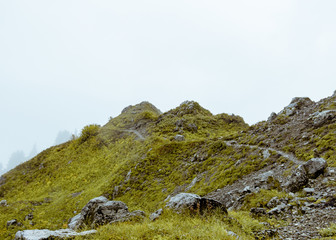 rocks in the mountains