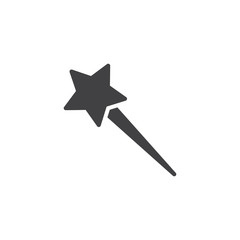Bookmark pin vector icon. filled flat sign for mobile concept and web design. Star pin simple solid icon. Symbol, logo illustration. Pixel perfect vector graphics
