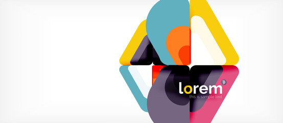 Geometric abstract background