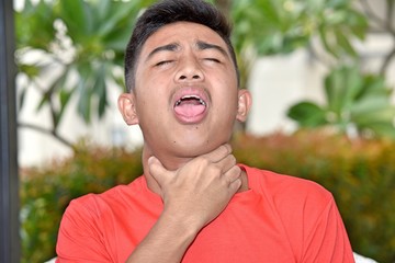Male Youngster Choking