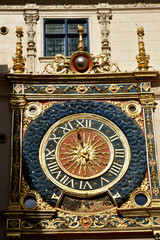 Rouen, France - september 9 2018 : the Gros Horloge