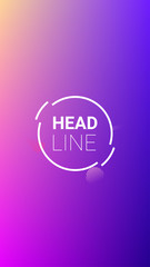 Fluid Shapes. Modern Geometric Pattern. Horizontal Orientation. Banner Design Composition. Fluid Shapes.