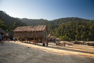 Typical town with its houses and streets