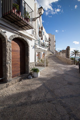 Typical town with its houses and streets