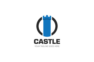 Castle logo and castle icon design template © amindachoirun