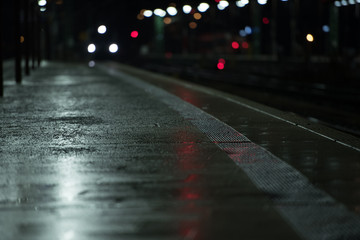 Abreise vom Bahnhof