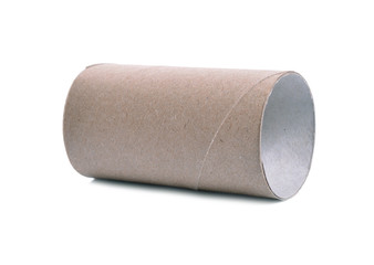 Empty roll from toilet paper