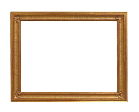 Golden frame for a picture