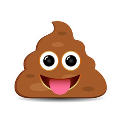 Happy foolish poo emoji
