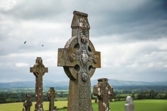 Old celtic graveyard, Cashel town, Ireland