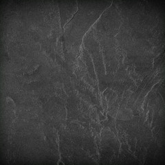 Naklejka premium Dark grey black slate background or texture.