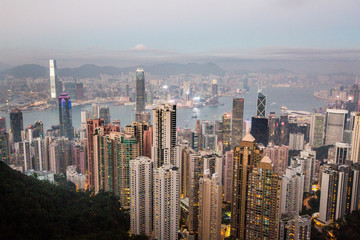 Beautiful view upon Hong Kong