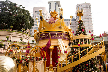 Beautiful decoration for christmas in Macau