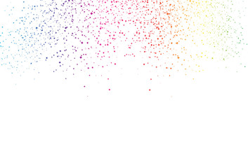 Stars shape dust fade textured scatter glitter spectrum rainbow space and galaxy concept abstract background