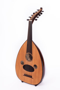 Ud instrument  on the white background 