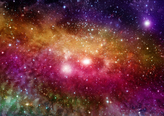Fototapeta premium galaxy in a free space