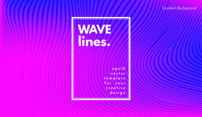 Abstract Wave Background.