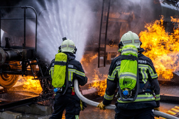 Sapeurs Pompiers en action