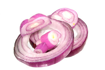 onion isolated on white background