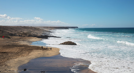 Beach of  Fuerteventura, Spain

