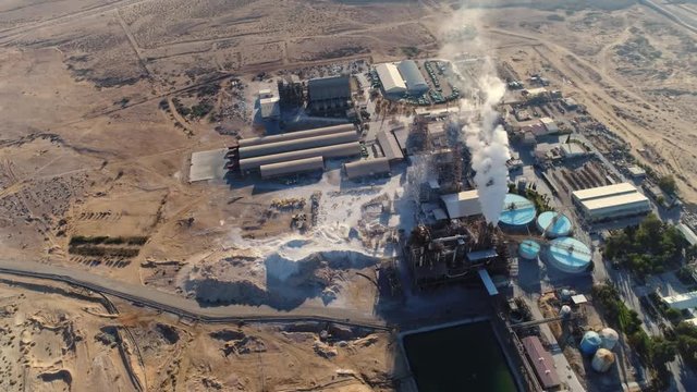 Potassium Factory In Dead Sea Israel