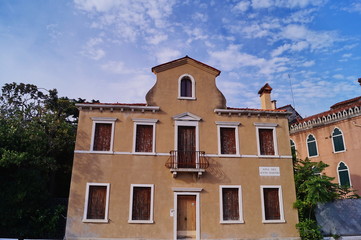 Typical palace in Venice, Italy
