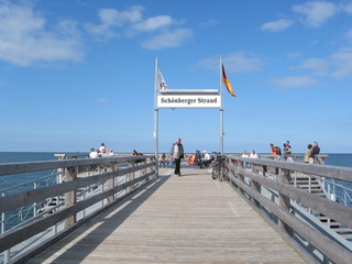 Obraz premium Am Fähranleger Schönberger Strand