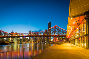 bridge at night
