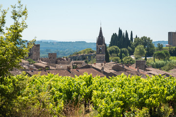 Fototapeta premium Gorges de l'Ardèche, Aiguèze, Cité Médiévale