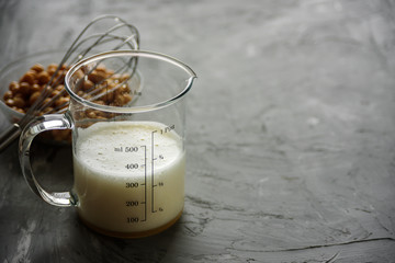 Chickpea water aquafaba whipped. Egg replacement. Vegan