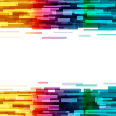 Fototapeta premium Rectangles digital Technology abstract background data futuristic glowing music dynamic concept