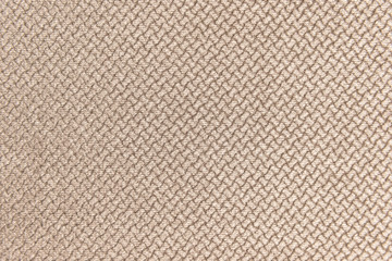 Textured background large beige textile. Texture of textile fabric close-up