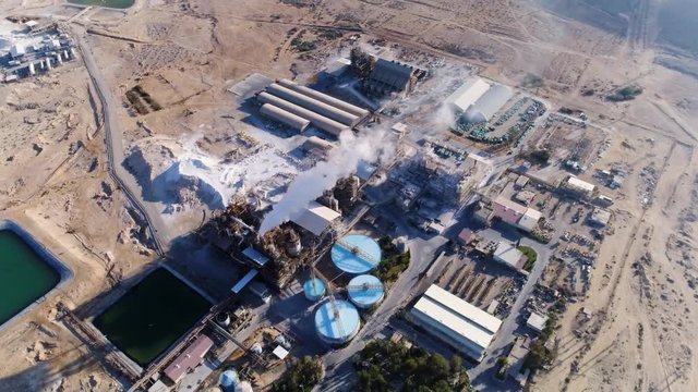 Potassium Factory In Dead Sea Israel