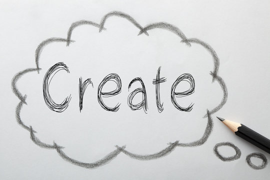 Create written on bubble