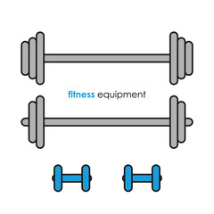 fitness equipment barbell pictogram icon vector illustration EPS10