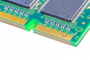 printed circuit board close up