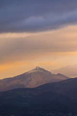 La Rhune mountain at the basque Pyrenees, Basque Country.