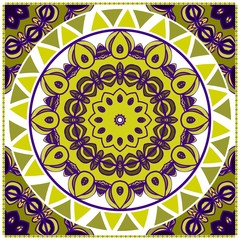 Vector Mandala Pattern.Template For Flyer Or Invitation Card Design. For Banners, Greeting Cards, Gifts Tags.