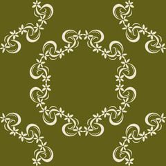 Floral seamless pattern, flower