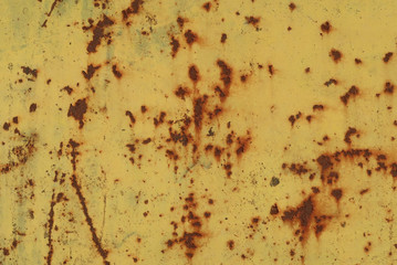 Yellow metal texture