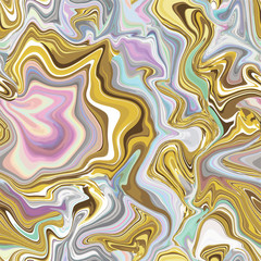 Marble seamless pattern in neon brightful colors.