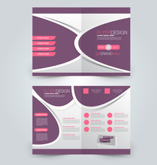 Abstract flyer design background. Brochure template. Can be used for magazine cover, business mockup, education, presentation, report.