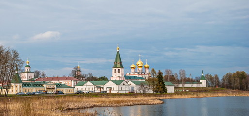 Monastery in honor of the Iberian Icon of the Mother of God on the shore of Lake Valdai