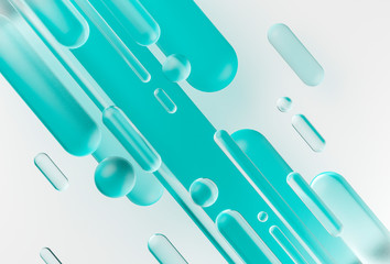 Abstract modern dynamic background. Futuristic 3d illustration.