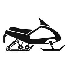 Expedition snowmobile icon. Simple illustration of expedition snowmobile vector icon for web design isolated on white background