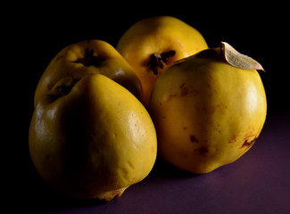 quinces and close-up shots