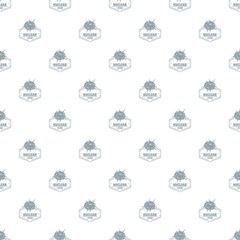 Nuclear explosion pattern vector seamless repeat for any web design