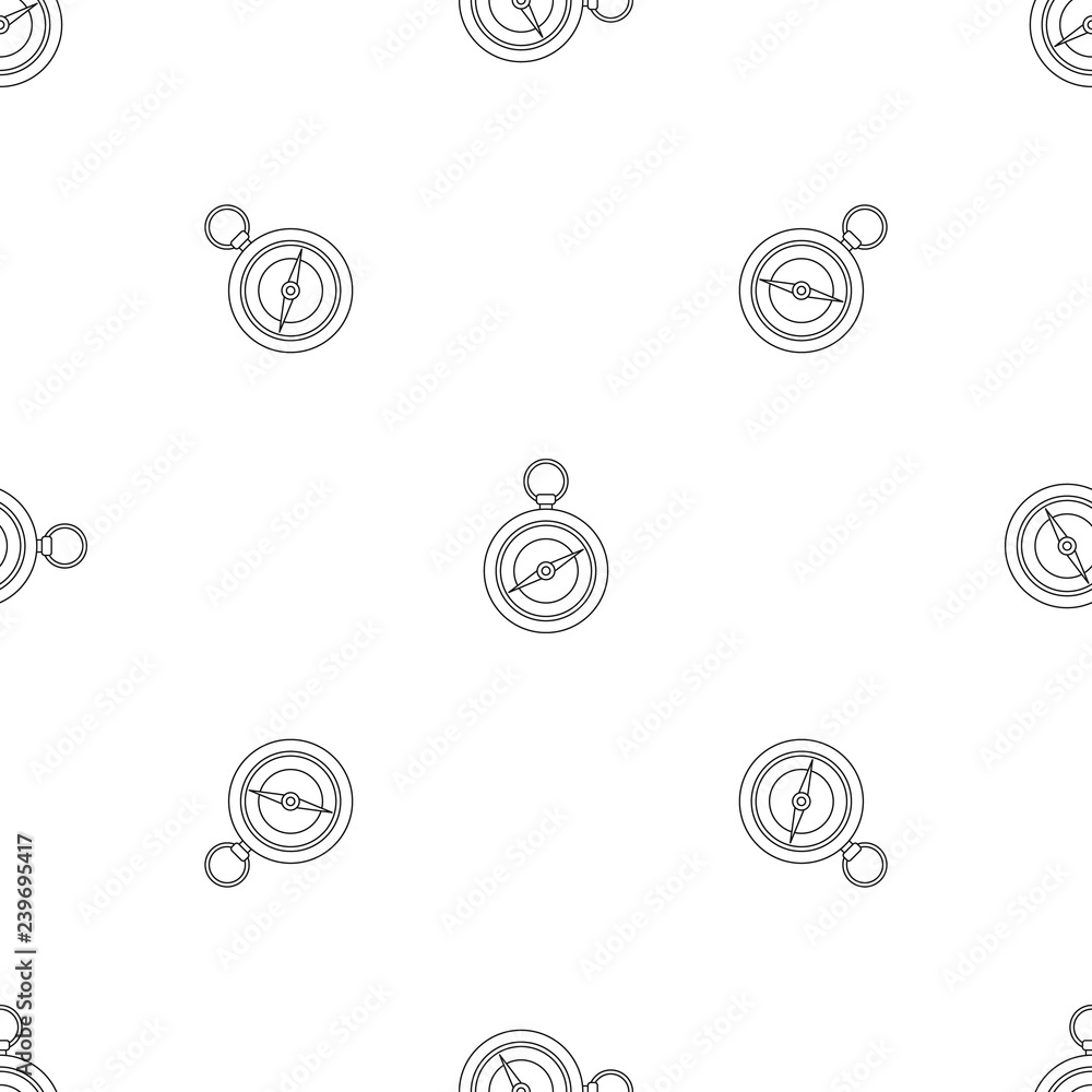 Poster compass icon. outline illustration of compass vector icon for web design isolated on white backgroun