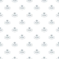 Flash pattern vector seamless repeat for any web design